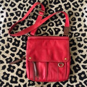 Beautiful and bold Fossil crossbody bag